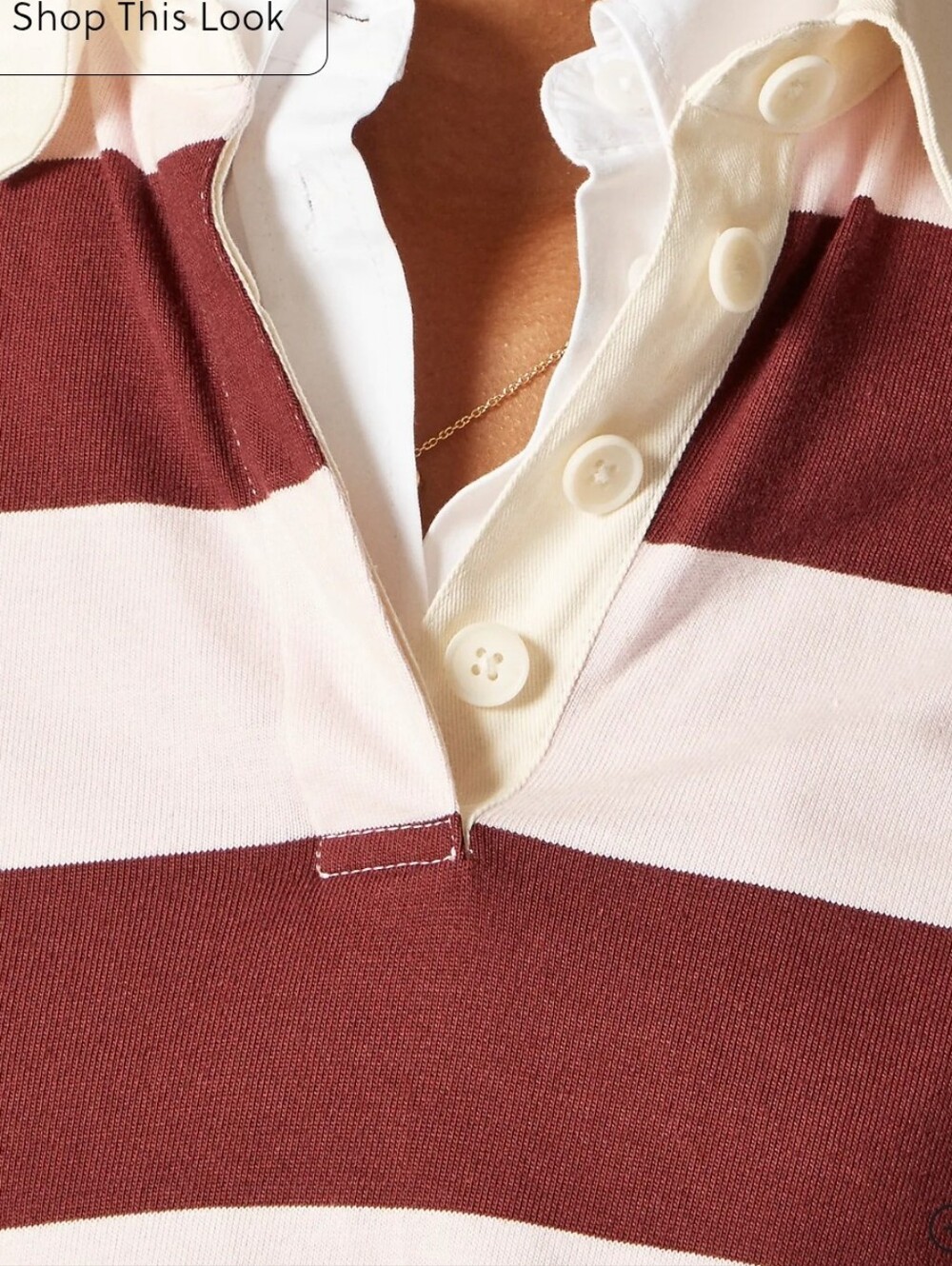 J. Crew Premium Weight Classic Rugby Shirt In Rugby Stripe Ice Red - Picture 7 of 10